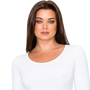 These fabulous EttelLut Long Sleeve Stretch Basic Snap Closure Cotton
